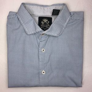 English Laundry Short Sleeve Button Down XL